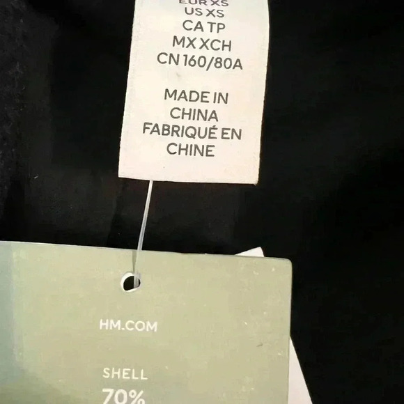 H&M Textured Weaved Jacket SX Holiday Red - Picture 8 of 10